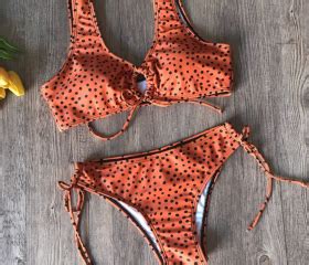 Small Polka Dots Two Pieces Bikini Set On Luulla