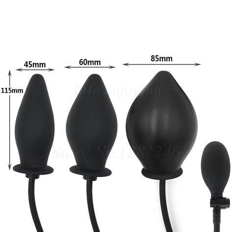 Yutong Super Large Inflatable Huge Big Anal Plug Max Cm Dildo Pump Anal Dilator Expandable No