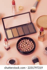 Set Cosmetics Palette Nude Shades Eye Stock Photo 2231797219 Shutterstock