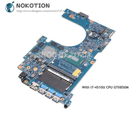 Nokotion For Acer Aspire Vn7 571 Vn7 571g Laptop Motherboard I7 4510u Cpu Gtx850m Graphics