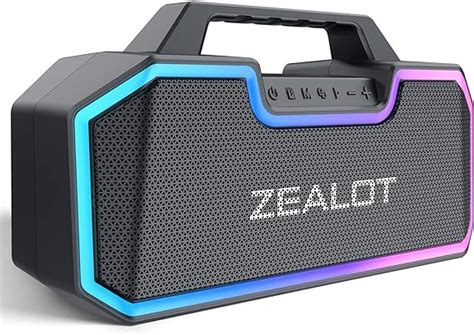 Zealot Cassa Bluetooth Potente W Altoparlante Bluetooth Portatile