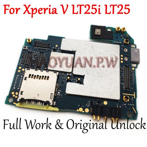 Full Work Original Unlock Mainboard For Sony Xperia V LT25i LT25