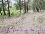 Hot Stranger Lost In The Woods I M Fucking Her Pussy While She Doesn T Notice Pretending To