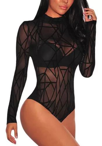 Lingerie Feminina De Malha Transparente E El Stica Parcelamento Sem Juros