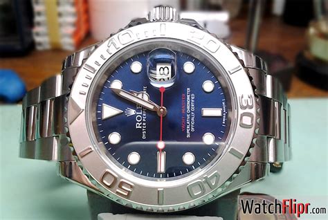 Rolex Yacht-Master Blue Dial Second Generation 116622 - Watch Flipr