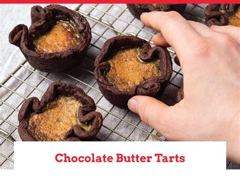 Double Chocolate Butter Tarts | Recipe | Chocolate butter, Butter tarts ...