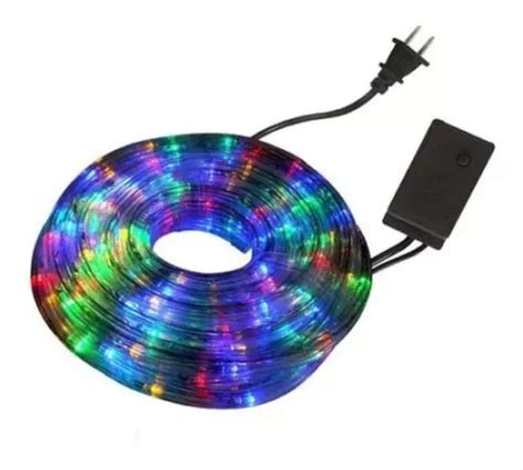 Manguera Rollo Tira Led 5 Mts Multicolor Rgb Con Controlador En Venta