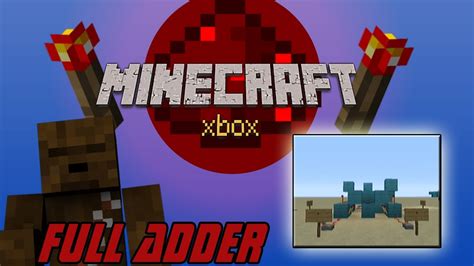 Best Compact Binary Full Adder Minecraft Xbox Redstone Tutorial Youtube