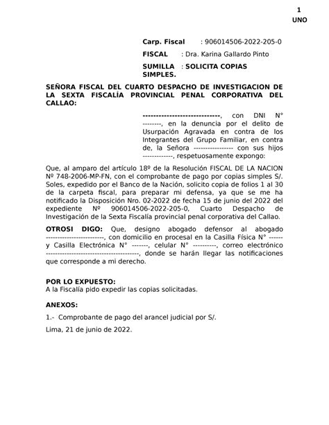 Solicitud De Copias Certificadas De Causas Pasivas Jurisdiccionales