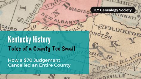 Kentucky History: Tales of a County Too Small - Kentucky Genealogical ...