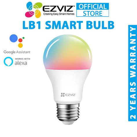 หลอดไฟอจฉรยะ EZVIZ LB1 SMART BULB LED LB1 Color หลอดไฟ LED แบบหร