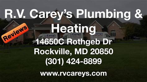 Rv Careys Plumbing And Heating Reviews Rockvillemd Plumber Reviews