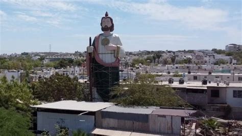 Colocan Estatua Gigante De San Judas Tadeo En Badiraguato Fue Donada