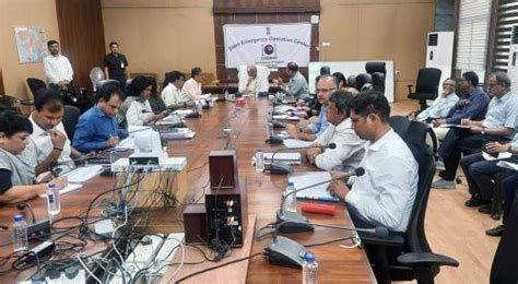 Cyclone Biparjoy Gujarat Cm Holds Review Meet