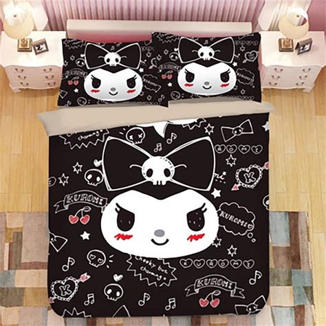 Kuromi Bed Set