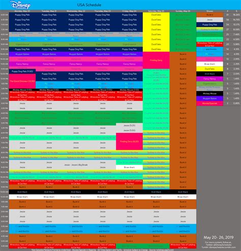 Disney Schedule Thread and Archive — Here’s Disney Channel’s Schedule for May 20-May...