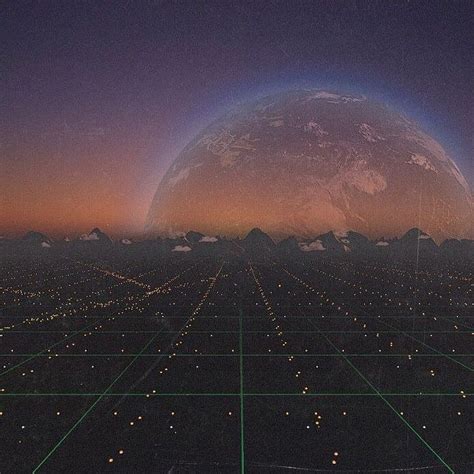 Aesthetic Vaporwave Vaporwave Alien Worlds Retro Waves