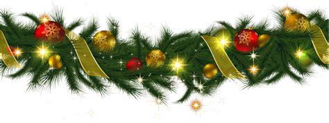 Garland clipart transparent background christmas, Garland transparent ...