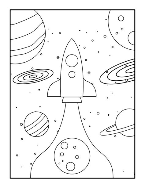 Journey to the Stars: A Space Coloring Book for Kids | Made By Teachers