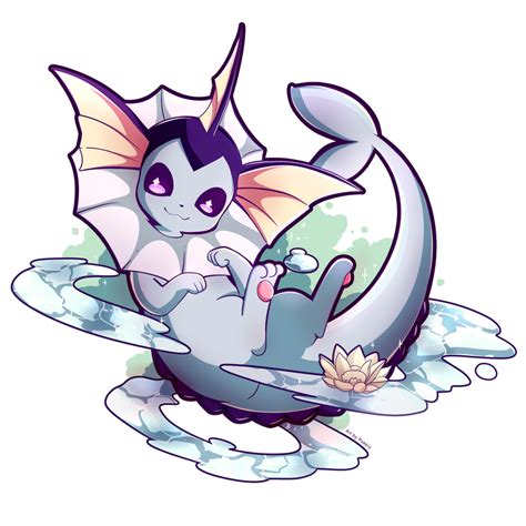 Vaporeon By Pokkiu On Deviantart