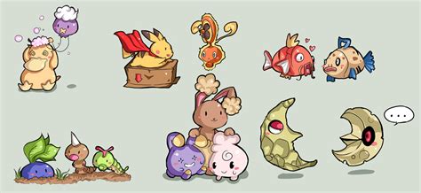 chibi pokemon  dariendoodles  deviantart