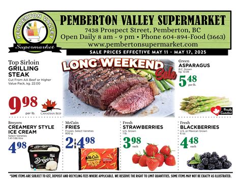 Pemberton Valley Supermarket Flyer May 11 to 17