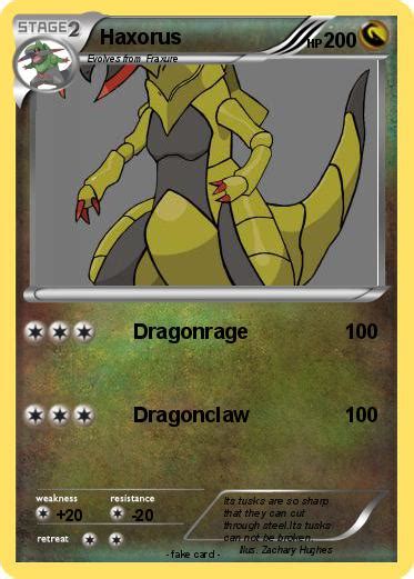 Pokémon Haxorus 389 389 - Dragonrage - My Pokemon Card