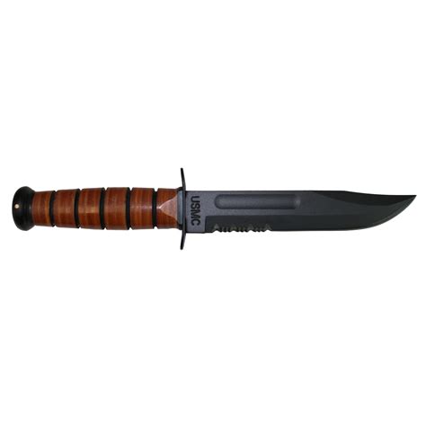 Ka-Bar USMC Fighting Serrated 1218 Knife Sheath | eBay