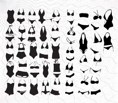 Bikini Svg Clipart Bikini Cricut Bikini Bikini Clipart Etsy Bikinis