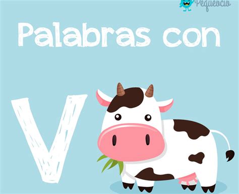 150 Palabras Con V Sustantivos Adjetivos Verbos Pequeocio