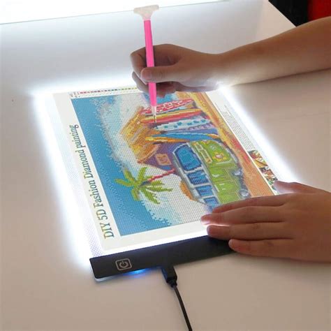 A4 LED Copy Board Light Tracing Box Ultra cienka regulowana podkładka