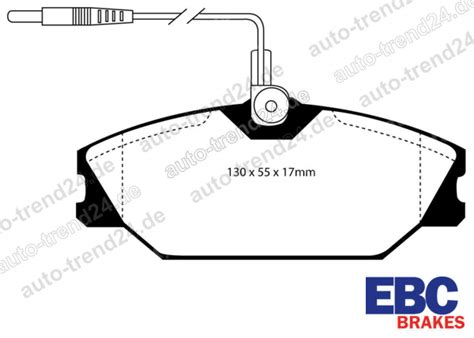 EBC Bremsbeläge Satz vorne hinten u a Renault Safrane I B54 Bj