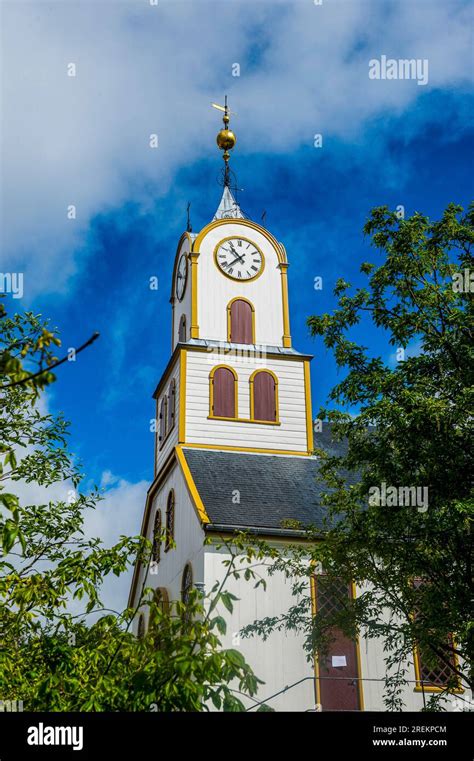 Torshavn cathedral, Torshavn, capital of Faroe islands, Streymoy, Denmark Stock Photo - Alamy