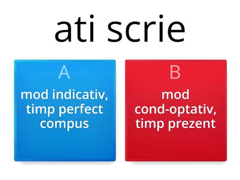 Verbul Moduri Si Timpuri Quiz