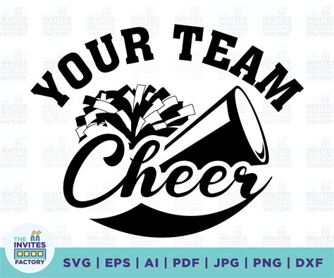 Cheer Svg Cheerleader Svg Cheerleading Shirt Design Etsy