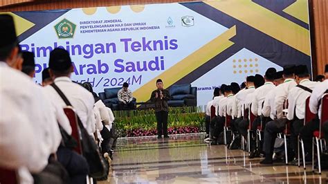 Kemenag Minta Komitmen Petugas Haji Gunakan Seragam Dan Siap Bekerja 24