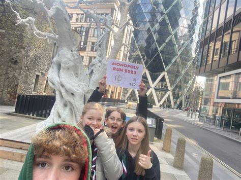 London Monopoly Run April 2023 Ifield Scout Group