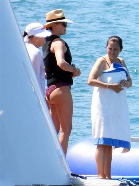 Charlize Theron Showed A Tight Ass In A Bikini While Relaxing On A Yacht The Fappening