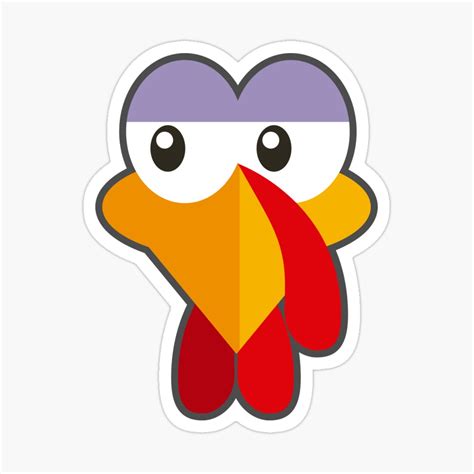 Printable Thanksgiving Turkey Face - Printable JD