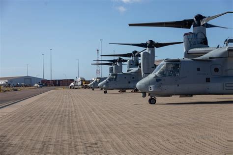 Marine Rotational Force Darwin Mv B Osprey Tiltrotor Aircraft Crash