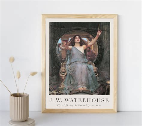 POSTER Circe Offering The Cup To Ulysses With Text John William