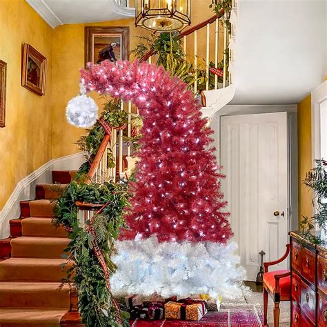 6ft Bendable Santa Hat Style Christmas Tree 300 Led Lights Bed Bath And Beyond 39167559