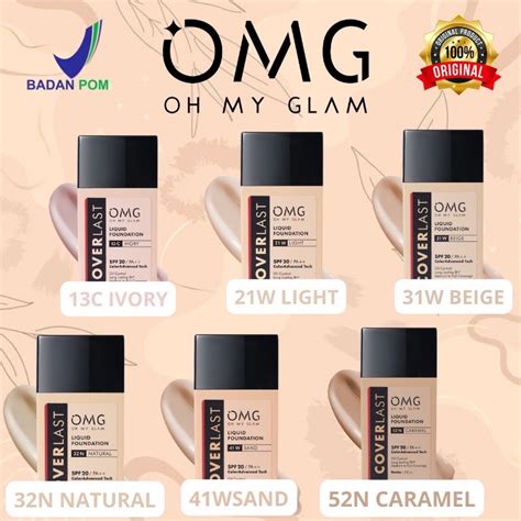 Jual Liquid Foundation Omg Oh My Glam Shopee Indonesia