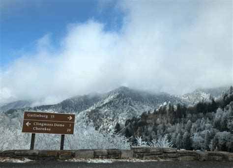 Smoky Mountain Snow near Clingmans Dome. : Outdoors