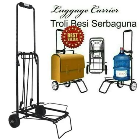 Troley Troli Lipat Bawa Aqua Galon Dan Gas Trolley Barang Serbaguna