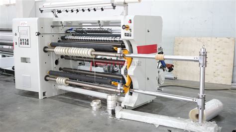 Roll To Roll Plastic Film Slitting And Rewinding Machine For Flexible