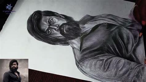 How to Draw KGF Chapter 2 || Drawing Rocky Bhai 🔥Portrait Drawing Part-2