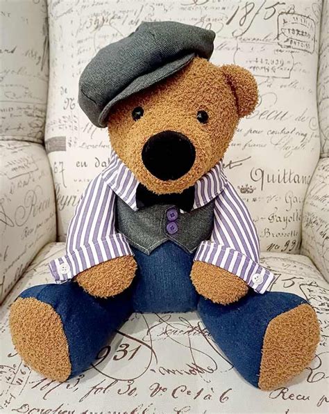 How To Sew A Flat Cap For A Teddy Bear Memory Bears Pattern Bear