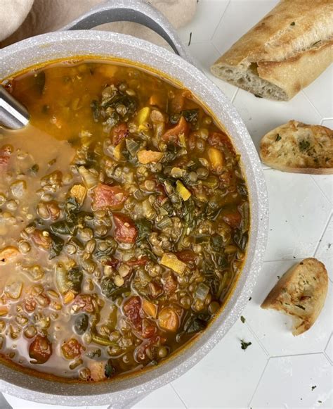 Hearty Lentil Soup Heather Mangieri Nutrition