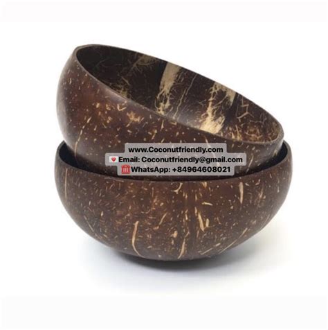 Original Coconut Shell Bowls Wholesale (CF_801) - Coconut friendly